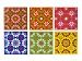PT Vintage Flower Ceramic Coaster Set