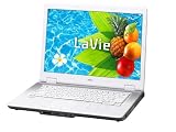 NEC LaVie Lアドバンスト Vista Home Premium 2GB デュアルコア ドラフト11nWLAN DVD+-RW Office無 の評価・レビュー