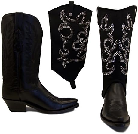 Old West Boots With Cowgirl Silver BootRoxx Size 10