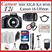Canon EOS Rebel T2i SLR Digital Camera Kit with Canon Ef-s 18-135mm F/3.5-5.6 Is Lens + Huge SSE 32GB Lens Accessories Package
