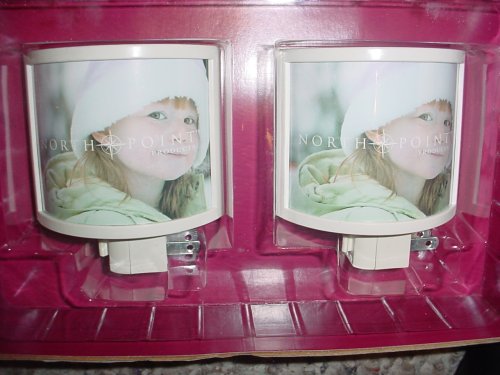Glowing Images Photo Frame Night Lights (2 Pack)