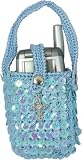 Cell Tote - Sequined Aqua