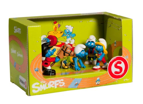 Schleich Sporty Smurfs Scenery Pack