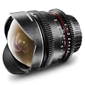 Walimex Pro 8 mm f/3,8 Fish-Eye VDSLR-Objektiv f�r Canon