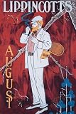 Lippincott's by unknown. Size 17.75 X 26.50 Art Poster Print on Canvas