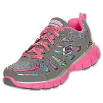 SKECHERS Kids' Sporty Shorty Pre/Grd (Grey/Pink 2.0 M)