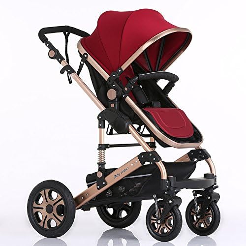 Angene Cloud Plus Lightweight Stroller, Fire Red