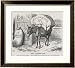 The British Taxpayer, The Patient Donkey, Groans Beneath the Weight of Income Tax Framed Art Poster Print by John Tenniel, 29x25