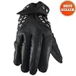Women's Motorcycle Leather Gloves Lined & Studded GL2079