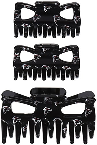 NFL Hair Accessory Plastic Hair Clip (3-Piece)