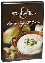 Wind & Willow Asiago & Roasted Garlic Dip, .50-Ounce Boxes (Pack of 6)