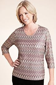 Classic Collection Zig Zag Print Top
