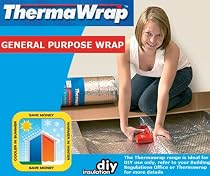 Thermawrap Foil Roll General Purpose Insulation Wrap for loft, wall or floor application,