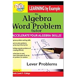 Algebra Word Problem: Lever Problems