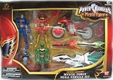 Power Ranger Mystice Force Mega Vehicle Set with Krybot, Green Power Ranger and Red Power Rangers Action Figures
