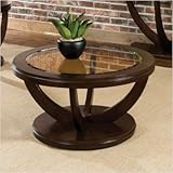 Round Cocktail Table by Standard Furniture - Dark Wood (23761)