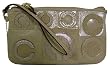 Coach Leather Mia Signature Inlaid C Large Wristlet Style 44323