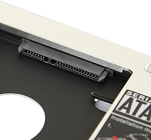 ZimIBL Universal 9.5mm SATA 2nd Hdd Hard Hard Drive Caddy for ASUS Sony HP Dell lenovo Y400 Y500 T540p