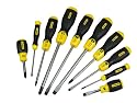 Stanley Cush Grip Screwdriver Set FLD/PH - 10 Piece