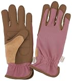 51iVw24VLXL. SL160  Angelas Garden 7106 301L Womens New Synthetic Garden Glove, Rose, Large