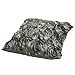 Bestimulus Satin Rose Flower Bed Sofa Square Pillow Cushion Pillowcase Case Cover Rose Flowers 16.5''x15.5'' Decorative (Gray)