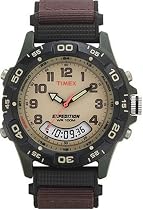 TIMEX (タイメックス) 腕時計 エクスペディション コンボ ブラウン文字盤 ブラウンナイロンストラップ T45181 メンズ [正規輸入品]