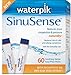 Waterpik SWP 060 Sinusense 60 Count Soothing Saline Packs With Aloe Vera and Eucalyptus, Blue/white