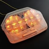 Visible Transparent Clear Lens Integraetd LED Brake Tail Turn Signal LED Ligh For... by OEM
