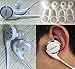 Wireless Bluetooth Headphones Noise Cancelling Headphones with Microphone for Sports Sweatproof, Mini Lightweight,Best in-Ear Stereo Wireless Bluetooth Earbuds Headset Earphones(White)