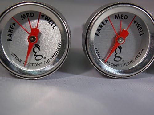 Grand Gourmet Reuseable Steak Button Thermometers (Set of Four)
