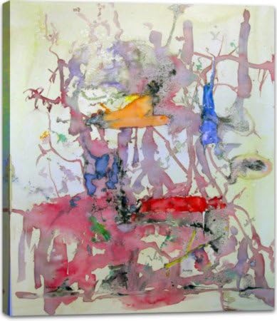Print Canvas on Stretcher 13.44 x 15.63 in / Print "Queratina" by Gimeno