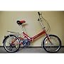 20" Alloy Folding Bike with Shimano 6 speed Red Color (Columba 20A)