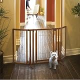 Dog Supplies Premium Plus Freestanding Pet Gate With Door
