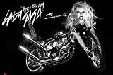 Lady Gaga - Music Poster - Born This Way (Motorcycle) (Size: 36 x 24) Poster Print, 34x22