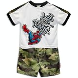  : Spiderman 2pc Set with Camouflage Shorts