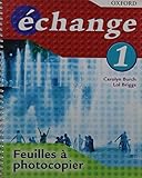 Échange 1. Feuilles àphotocopier
