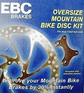 EBC BIG BRAKE KIT - 180mm -STANDARD WAVEY + 15% POWER!!