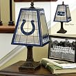 14" Art-Glass Table Lamp-Colts