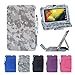 i-UniK HP 7 PLUS Model 1301US Quad Core 1GHZ 8GB (2014) Tablet Slim Folio Case [Bonus Stylus] - (ACU CAMO)