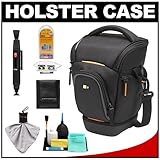 Case Logic Digital SLR Zoom Holster Camera Bag/Case (Black) (SLRC-201) + Ac ....
