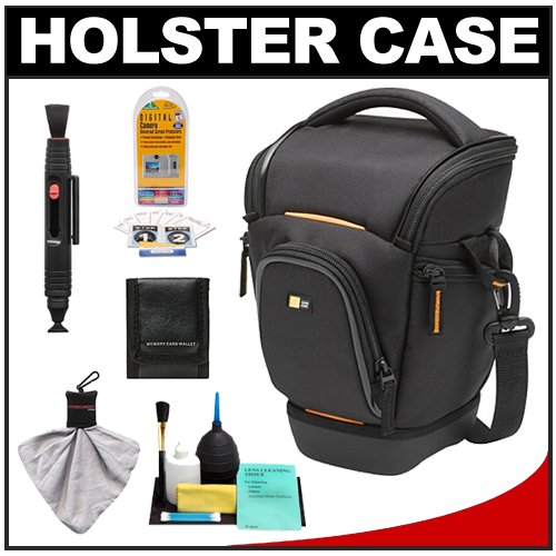 Case Logic Digital SLR Zoom Holster Camera Bag/Case (Black) (SLRC-201) + Accessory Kit for Canon EOS Rebel XS, XSi, XTi, T1i, T2i, 5D, 50D Mark II, 40D & 7D Case Logic Digital SLR Zoom Holster Camera Bag/Case (Black) (SLRC-201) + Accessory Kit for Canon EOS Rebel XS, XSi, XTi, T1i, T2i, 5D, 50D Mark II, 40D & 7D
