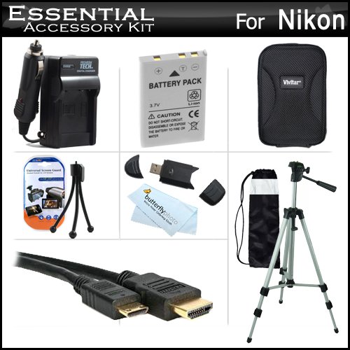 P310 Readerdeluxe P300 Accessories Replacement1200 Hdmi El12 Coolpix Includes Cablecard Extended Batterytravel Protectors Camera Casetripodcasescreen Nikon Digital Chargermini