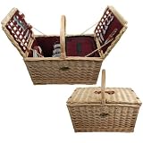 Sangria Insulated Picnic Basket for 4