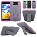 Cellularvilla Kickstand Case For BLU Studio 5.5 D610a 3pc 3rd Gen Hard Soft Hybrid Kickstand Case with Holster Belt Clip Case Cover