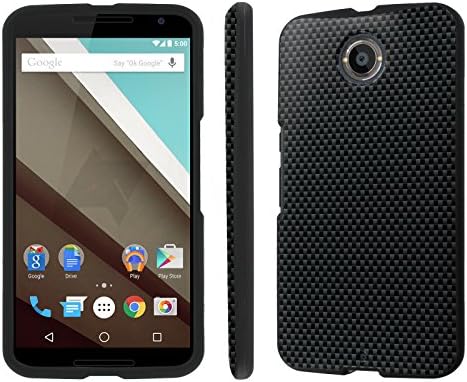 NakedShield Nexus 6 (Carbon Fiber) Total Hard Armor LifeStyle Phone Case