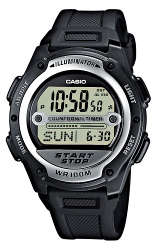 Casio W-756-1AVEF Mens Digital Resin Strap watch