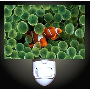 Clownfish Pair Decorative Night Light by Unknown
