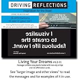 Living Your Dreams, inspirational affirmations to empower your thinking, relieve stress, and deepen your spiritual life while you drive! Give a unique gift, under $10, that uplifts with positive, faith-filled affirmations!