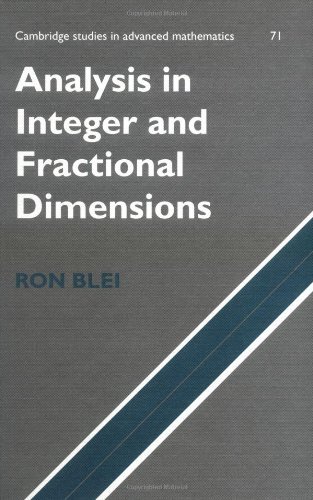 Analysis in Integer and Fractional Dimensions (Cambridge Studies in Advanced Mathematics)