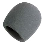 Shure A58WS-GRA Foam Windscreen for All Shure Ball Type Microphones, Gray